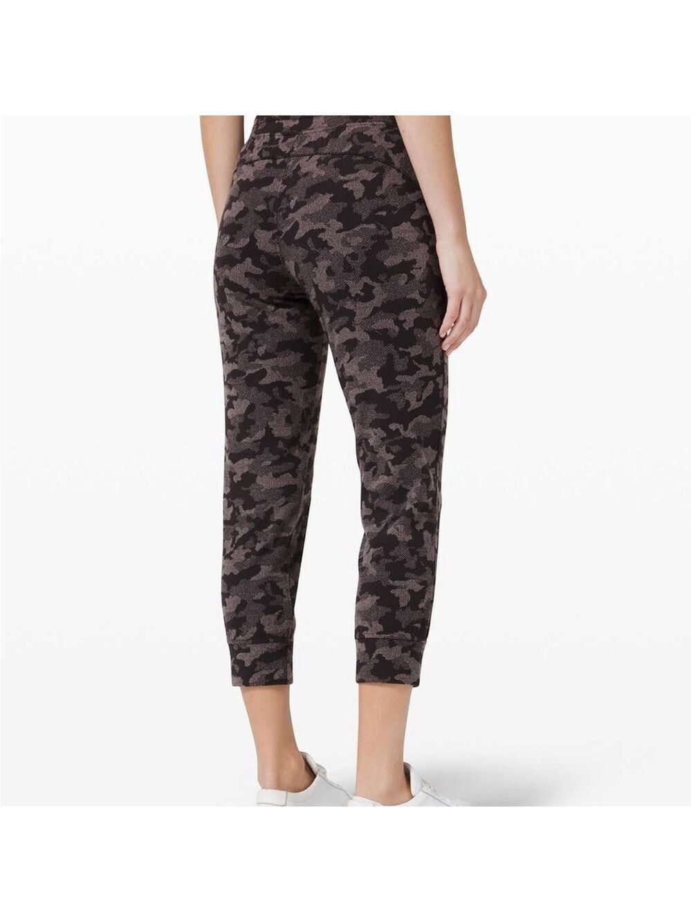 Lululemon Jogger Heritage Camo Jacquard Black Lunar Rock Size 4